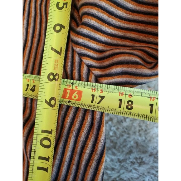 Pinc Women's Brown & Black Polyester Round Neck Long Sleeve Knee Length Dress L - Picture 10 of 11